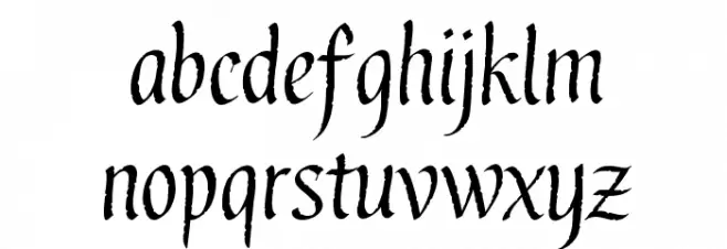 Gothic Ultra 字体 小写