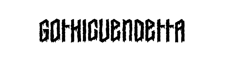 Gothic Vendetta  font caratteri gratis