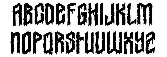 Gothic Vendetta Font LOWERCASE