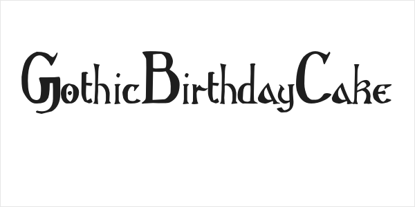 GothicBirthdayCake Logo