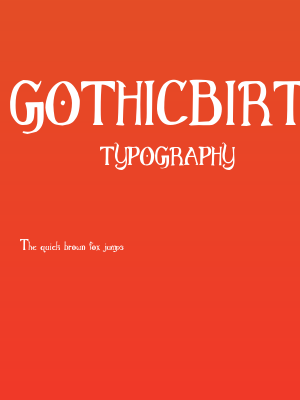 GothicBirthdayCake Poster