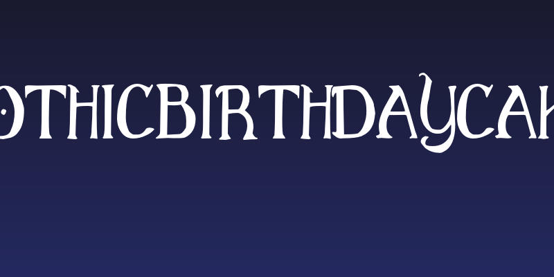GothicBirthdayCake Social Header