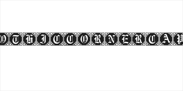 GothicCornerCaps Logo