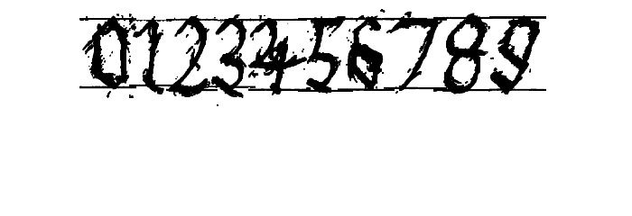 GothicHandDirty Bold Font OTHER CHARS