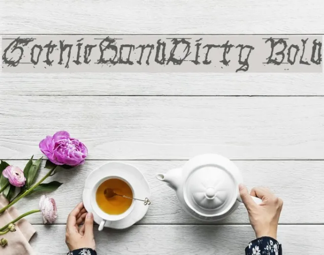 GothicHandDirty Bold Example 3