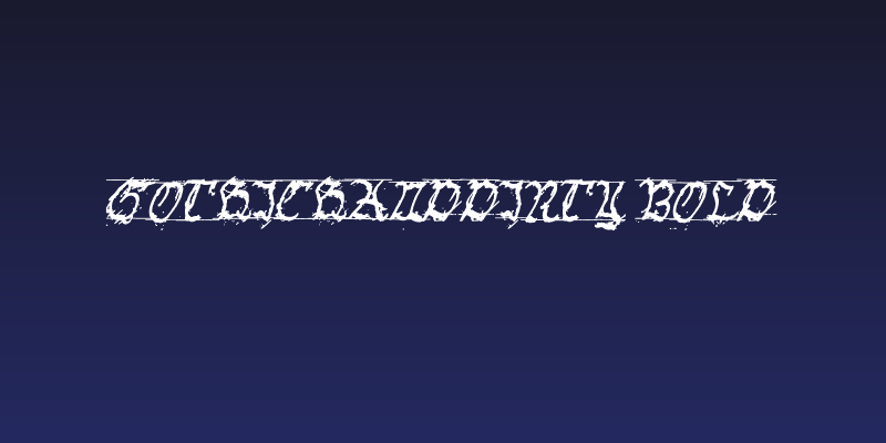 GothicHandDirty Bold Social Header