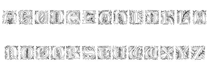 GothicIlluminate Font LOWERCASE