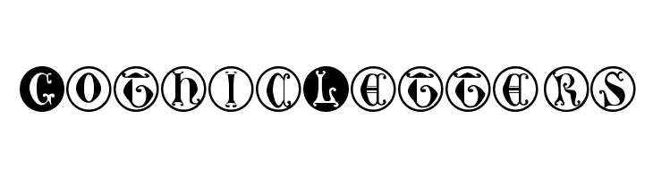 GothicLetters Font