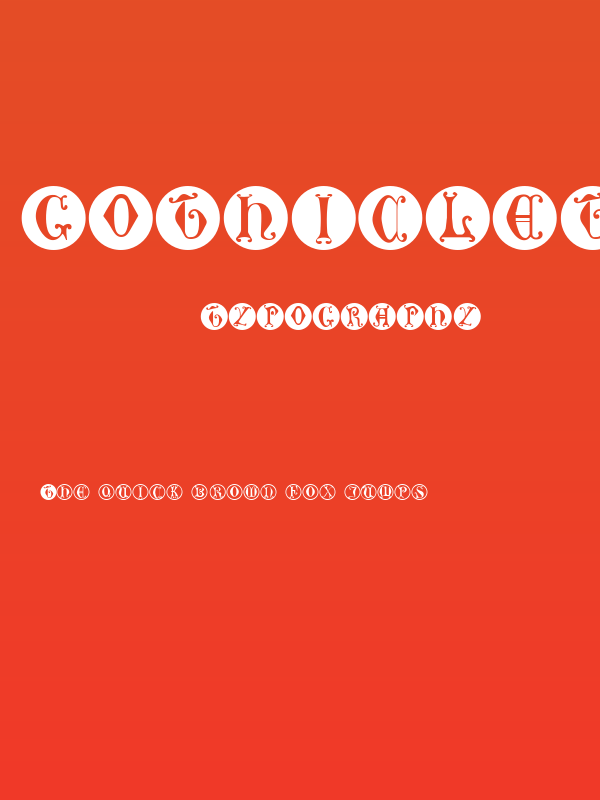 GothicLetters Poster