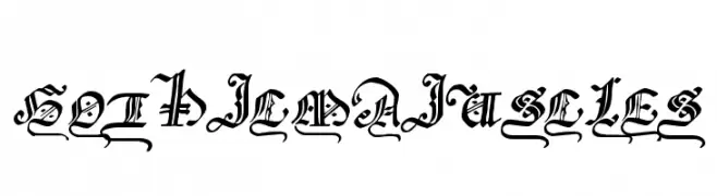 GothicMajuscles  Fuentes Gratis Descargar