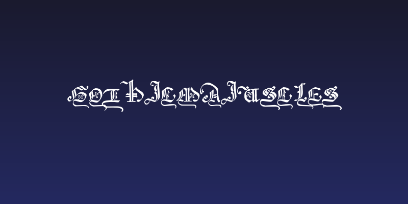 GothicMajuscles Social Header