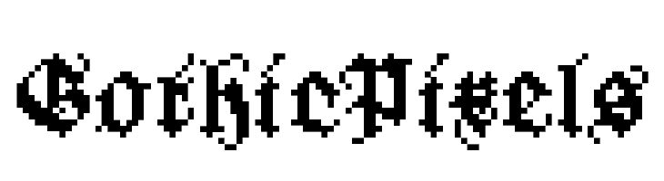 GothicPixels  नि: शुल्क फ़ॉन्ट्स डाउनलोड