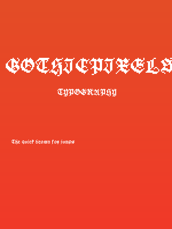 GothicPixels Poster
