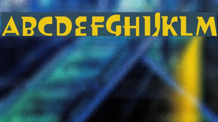 GothicRegular Font examples