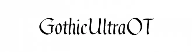 GothicUltraOT  Free Fonts Download