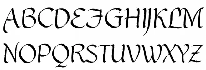 GothicUltraOT Fonte MAIÚSCULAS