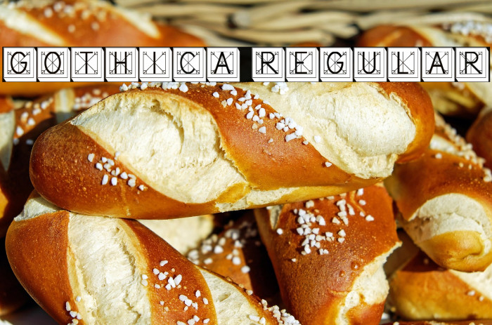 Gothica Regular Example 1