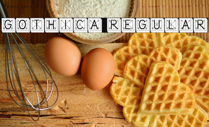 Gothica Regular Example 3