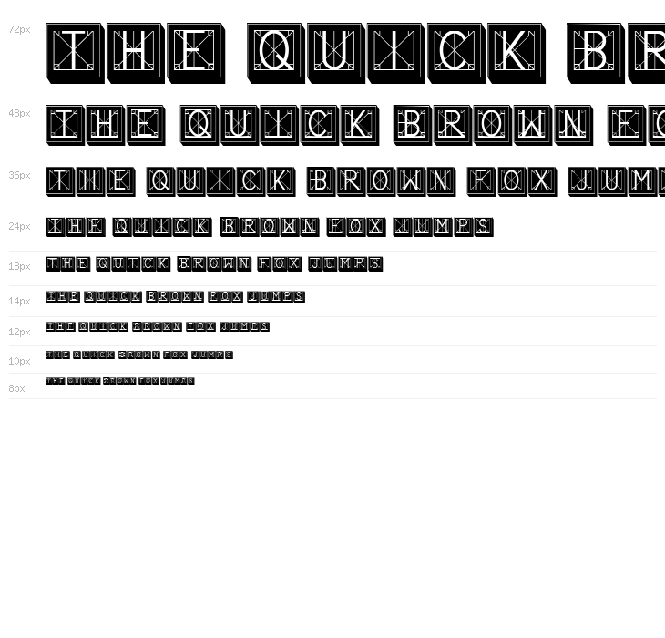 Gothica Regular Waterfall