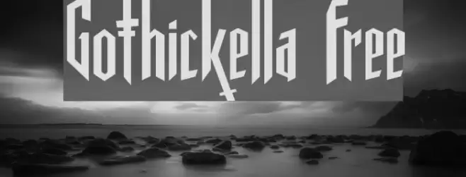 Gothickella Free Font examples