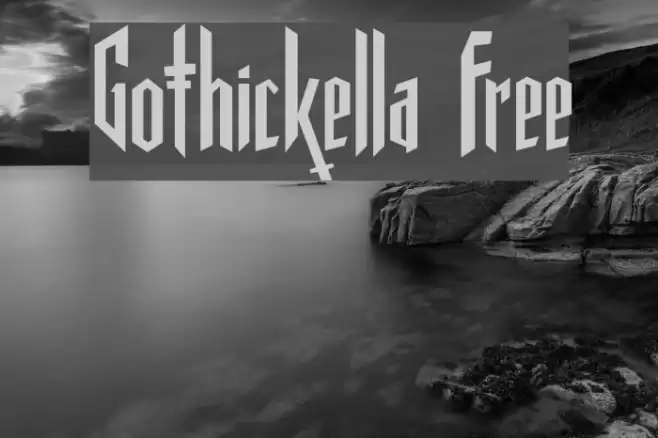 Gothickella Free Font examples