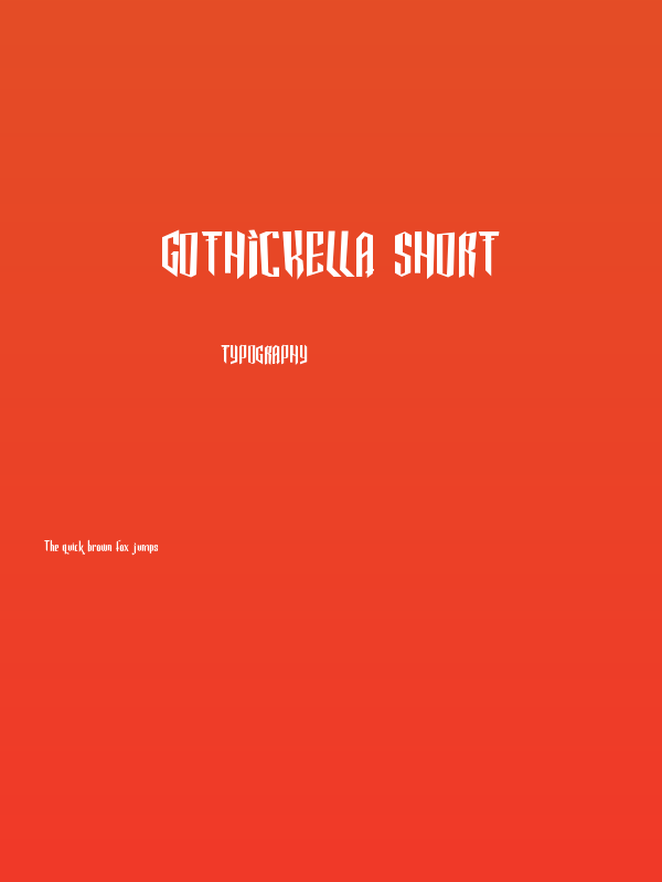 Gothickella Short Poster