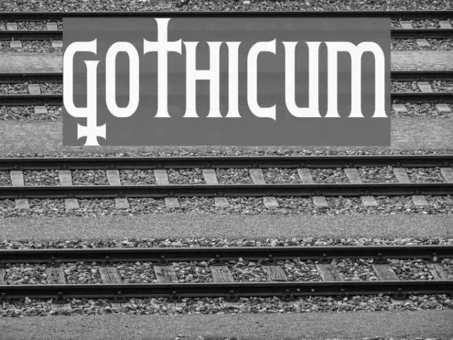 Gothicum Caratteri examples