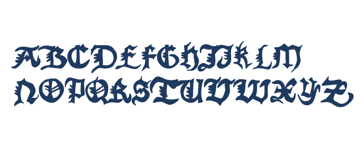 Gothicus Vulgaris Uppercase