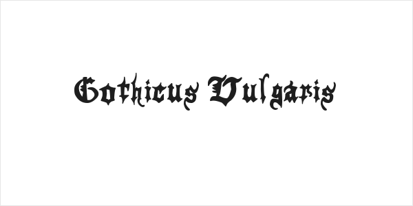 Gothicus Vulgaris Logo
