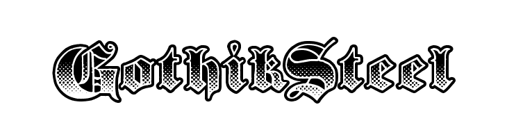 Gothik Steel  Frei Schriftart Herunterladen