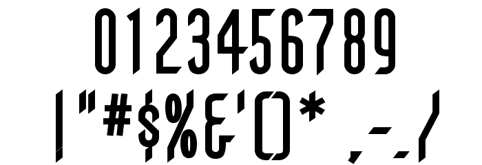 Gothikka Bold Font OTHER CHARS