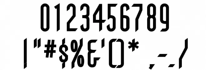 Gothikka Bold Font OTHER CHARS