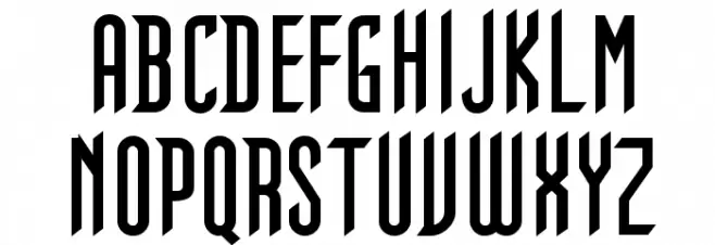 Gothikka Bold Font UPPERCASE