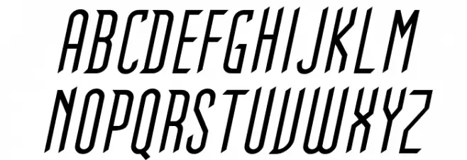 Gothikka Italic Fuentes MAYÚSCULAS