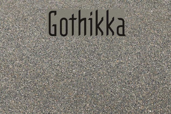 Gothikka Font examples