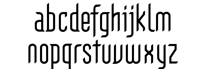 Gothikka Font LOWERCASE