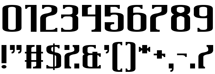 Gothiqua Font OTHER CHARS