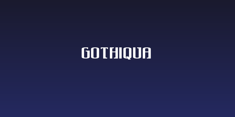 Gothiqua Social Header