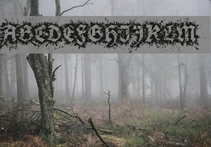 Gothix Fate Font examples