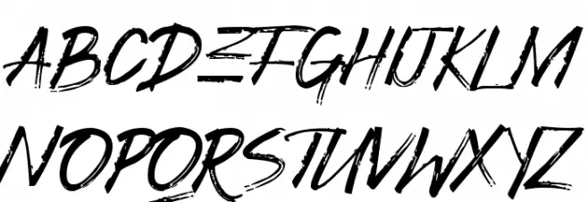 Gothix Font Litere mari