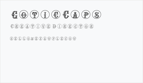 GoticCaps Business Card