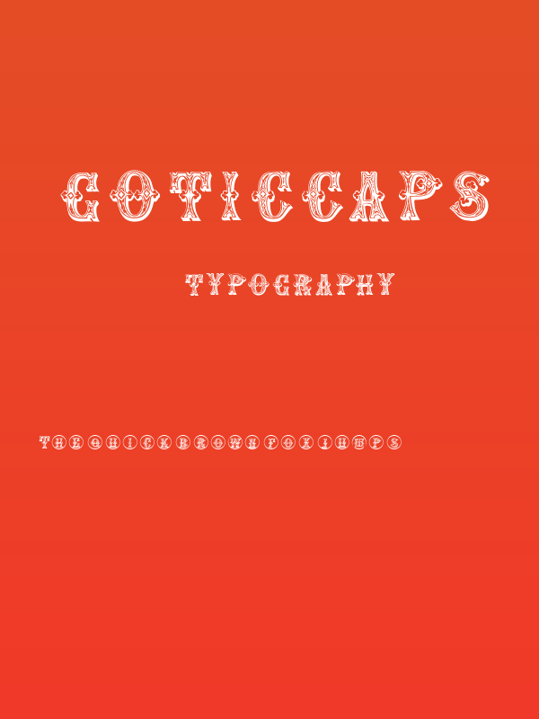 GoticCaps Poster
