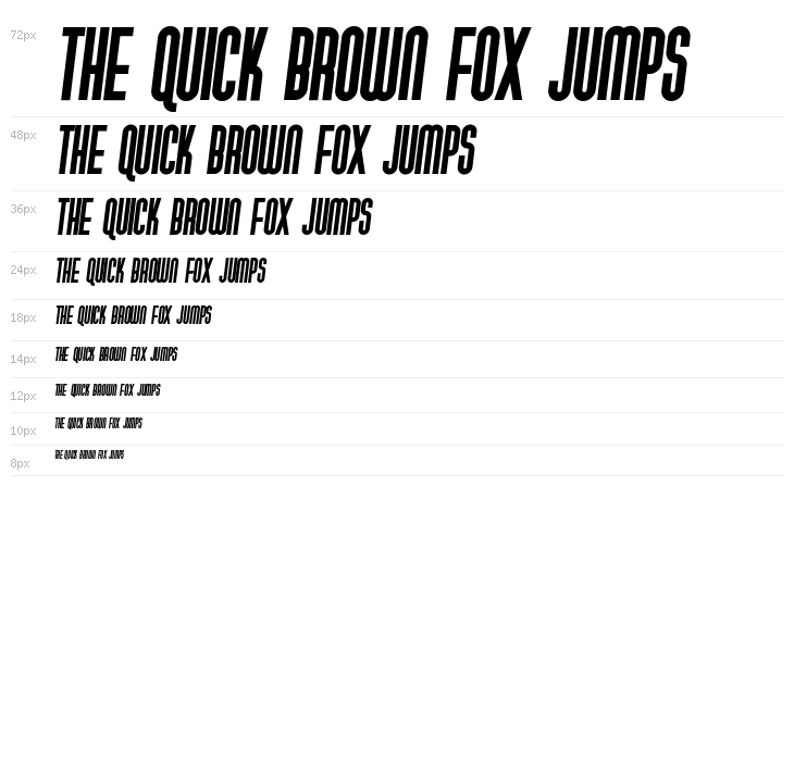 Gotica Moderna KK Italic Waterfall