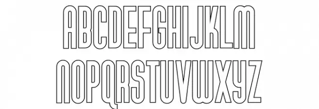 Gotica Moderna KK Outline Fuentes MINÚSCULAS