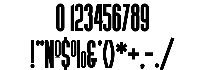 Gotica Moderna KK Font OTHER CHARS