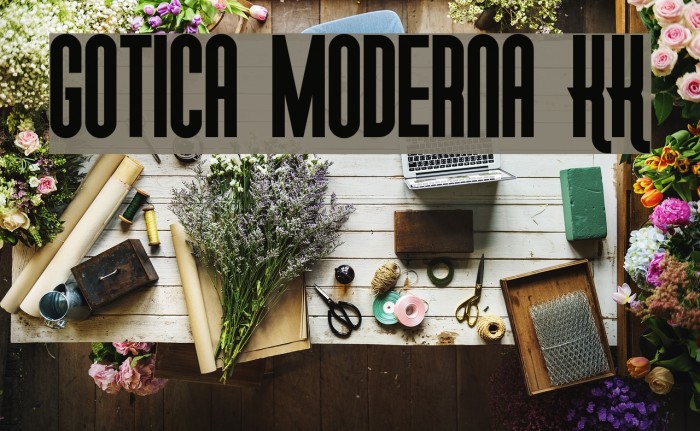 Gotica Moderna KK Font examples