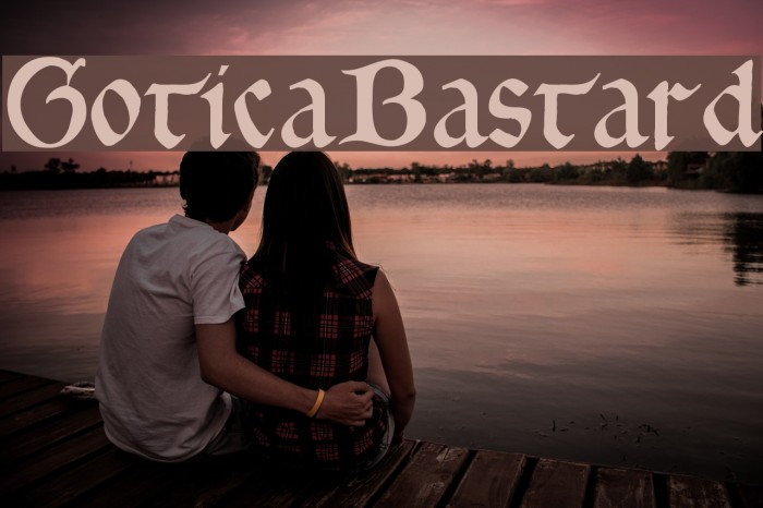 GoticaBastard Font examples