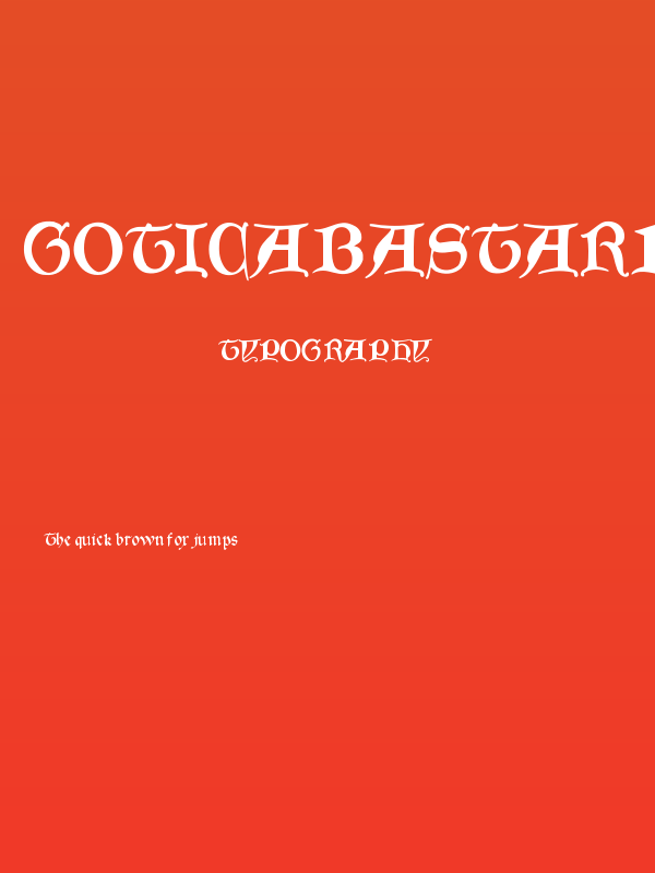 GoticaBastard Poster