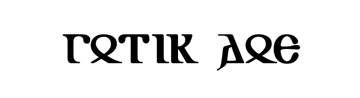 Gotik AOE  font caratteri gratis