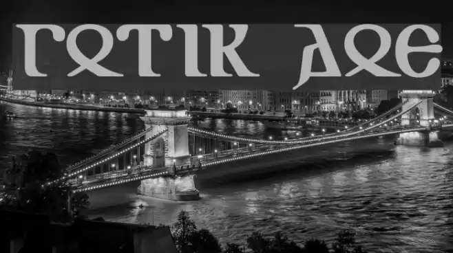 Gotik AOE Font examples